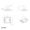 RAM Mounts Ball Adapter with AMPS Plate RAM-B-347U with B
