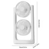 Small Fan - Personal Ventilator USB Fan for Table |