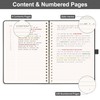 RETTACY Lined A4 Notebook Spiral-College Ruled Notebook,Large Hardcover Leather Journals