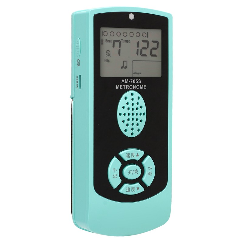 Electronic Metronome Rechargeable High Accuracy Universal Digital Metronome for Guitar