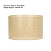 Drum Lamp Shade E27 E14 Clip Fir Leaf Shape Hollow