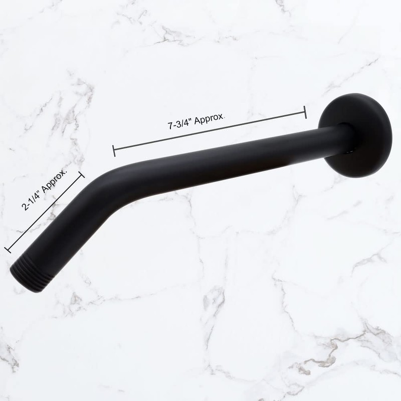 Westbrass 1/2" IPS x 10" Shower Arm with Sure Grip