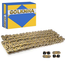 GOLKNHA Gold 420 X-Ring Motorcycle Chain 126 Links OEM#40530-GBF-811 40530-KSE-841