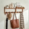 ZOESEEK 29" Coat Rack Wall Mount with Shelf, 4 in