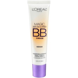 L'Oréal Paris Makeup Magic Skin Beautifier BB Cream Tinted Moisturizer Face Makeup, Medium, 1 fl. oz.