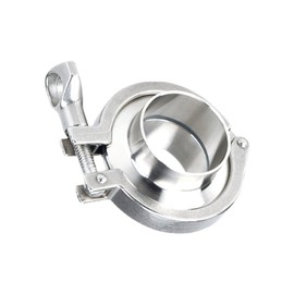 Stainless Steel Tri-Clamp with Gasket, Heavy Duty Pipe Clamp, Hose Connector, Tension Clamp for Bathroom, Kitchen(XXL)