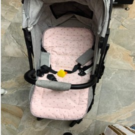 Universal Pushchair and Pram Seat Liner Pad for Newborns, Toddlers, Boys and Girls, Two-Sided Style, Travel, Car