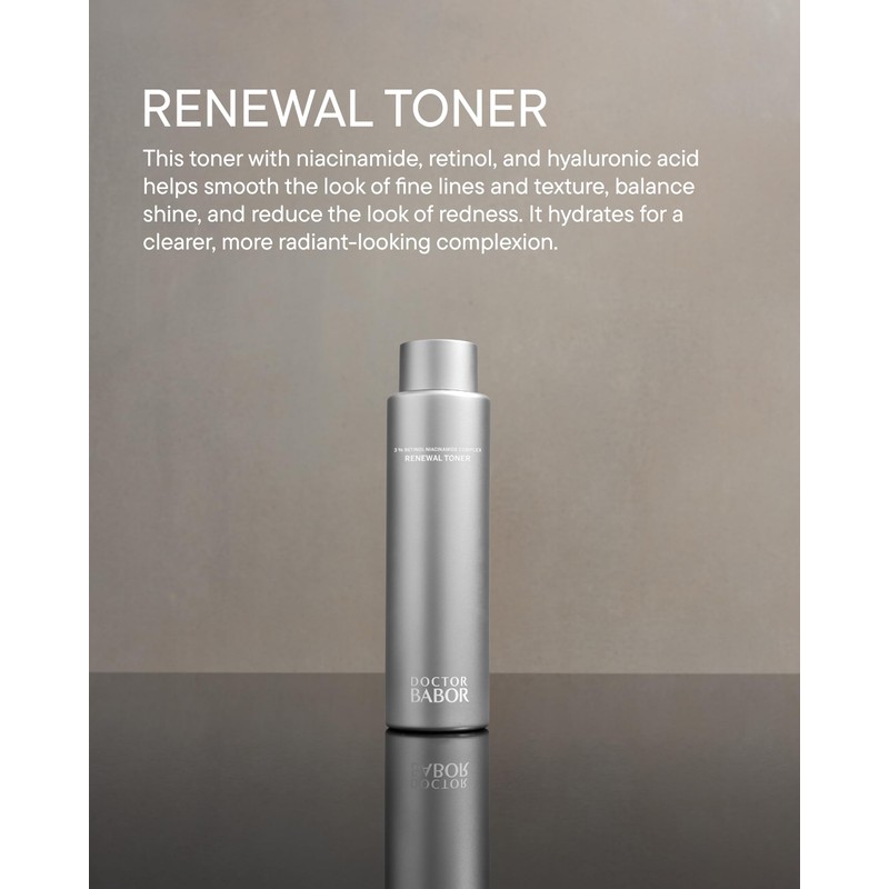 Doctor BABOR Renewal Toner, Smoothing & Refining Toner, Rejuvenated Complexion