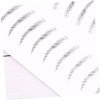 Baluue 4sheets Eyebrow Stickers of Hair-like Simulation Eyebrow Makeup Tools