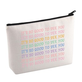 KUIYAI Teacher Appreciation Cosmetic Bag It’s So Good To See You Cosmetic Bag (GoodToSeeYouMup)