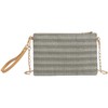 Beurlike Straw Clutch Purses for Women Beach Wristlet Wallet Small