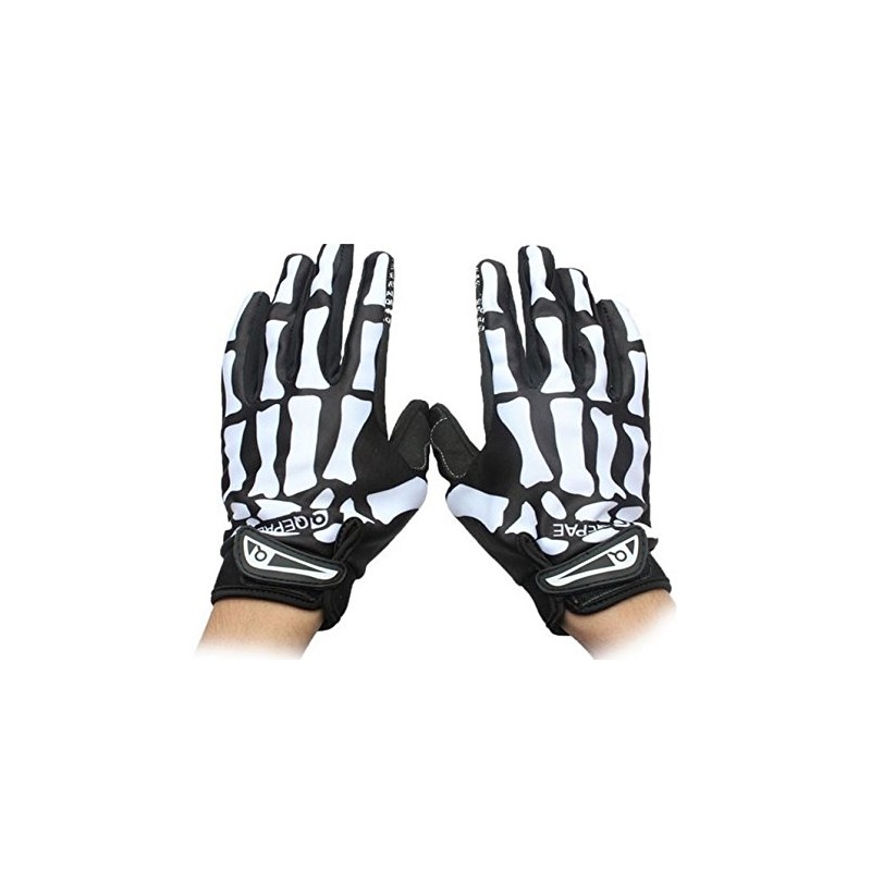 TKS スケルトン 手袋 防風 防寒 バイク 自転車 用 アウトドア 骨