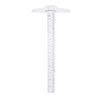 Kyuionty Junior T-Square Plastic Transparent T-Ruler 30cm/ 12 Inch for