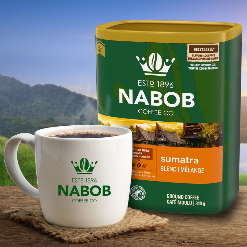 Nabob Dark Roast Sumatra Blend, 340g Canister