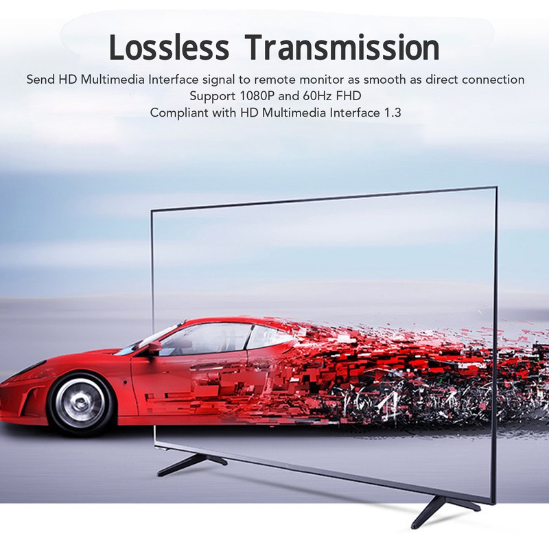 HD Multimedia Interface KVM USB Extender Over Cat5e/6 1080P HD