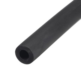 sourcing map Foam Tubing for Handle Grip Support, Pipe Insulation, 10mm(3/8") ID 20mm OD 1m Length Black