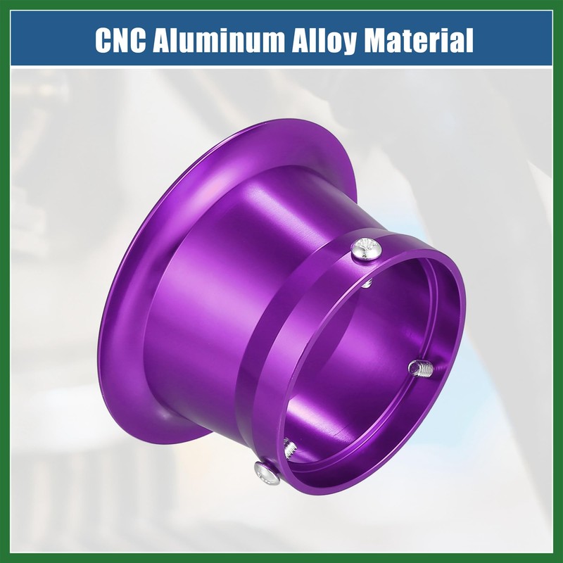 Motoforti 55mm Velocity Stack Motorcycle Velocity Stack Aluminum Alloy Purple