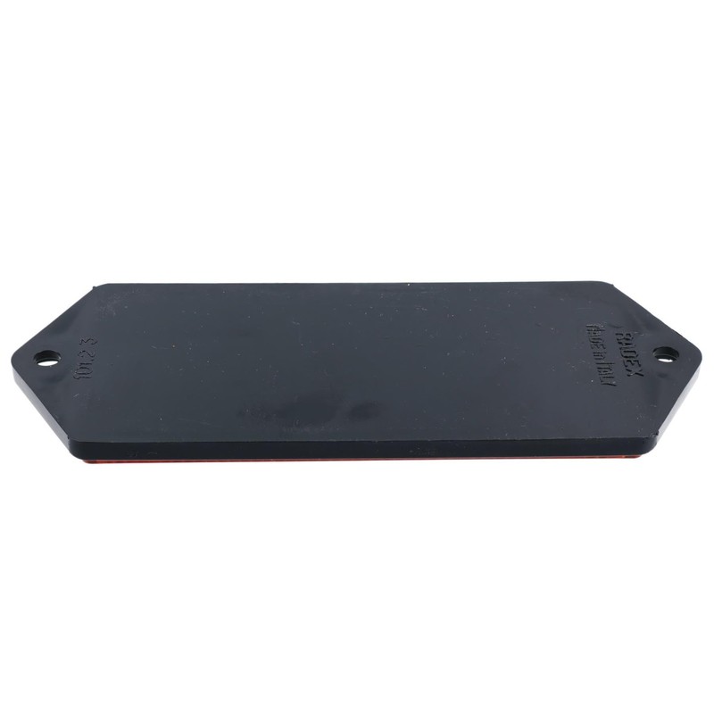 2 x Orange Amber Large Rectangular Reflectors Driveway Gate Fence