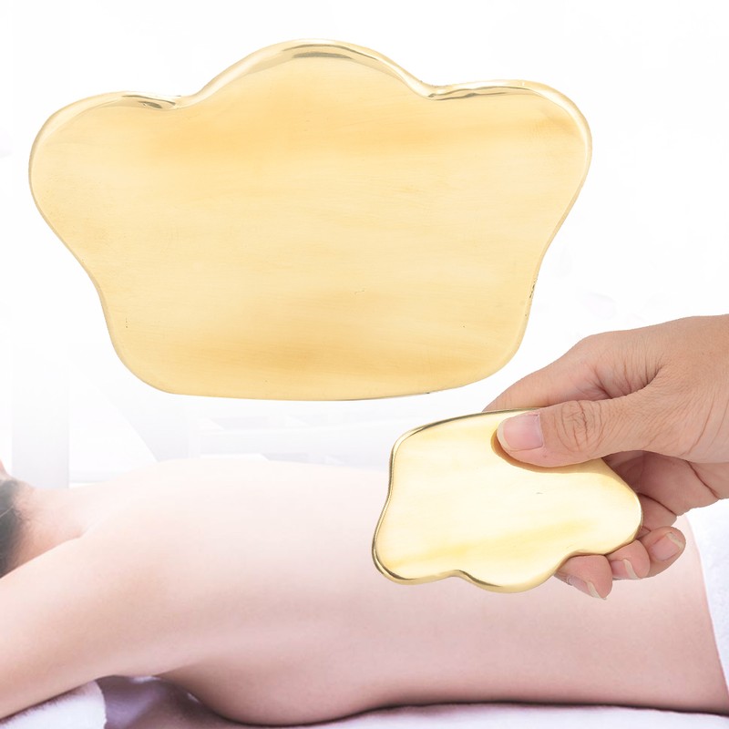 Pure Copper Body SPA Massage Tool Gua Sha Board Acupuncture