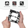 Black White Marble Abstract Luxury Decorative Outlet Covers 2 Gang