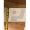 PJ Trailers Tongue Replacement 10” Stickers White (set Of 2)