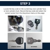 Stahl - 62013-001-KIT - Replacement Rivet-On Rotary Paddle Latch Kit