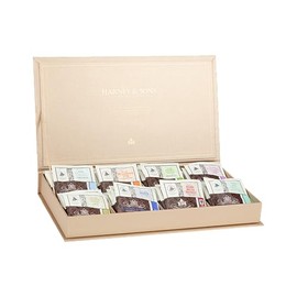 Harney & Sons Gold Tea Chest Gift, Featuring 8 Wrapped Sachet Flavors