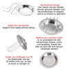 KOMUNJ Chicken Roaster Chicken Holder Grill Stainless Steel Poultry Roaster