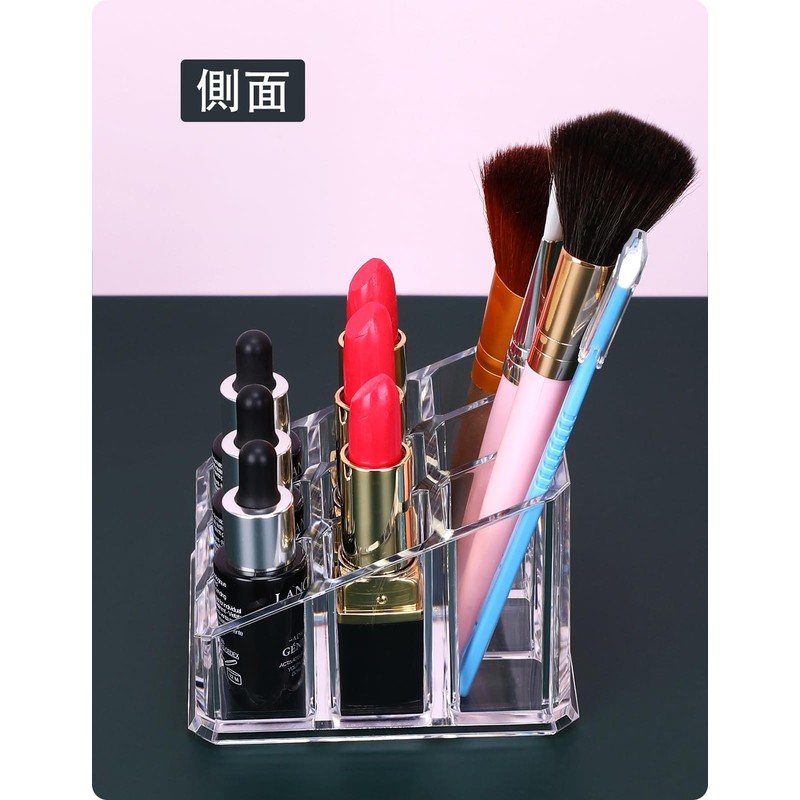 MOSIKER Lipstick Case, Acrylic, Cute, Mini Makeup Box, Lipstick Storage
