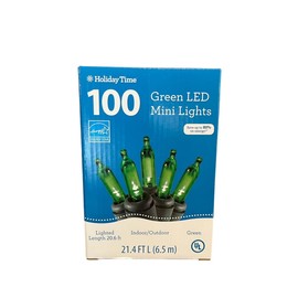 Holiday Time 100 LED Mini Lights - Green
