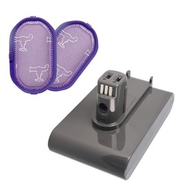 Upgraded 7.0Ah DC35 Type A 22.2V Battery Compatible for Dyson DC30 DC31 DC34 DC35 DC44 DC45 917083 Type A(Not Fit All Type B Series) Handheld Cordles Vacuum Cleaner(Bonus 2Pcs Filters)