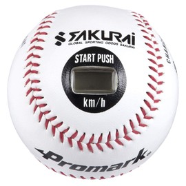 [SAKURAI] CALFLEX Promark Fastball Prince (Includes Distance Measuring Measure / Easy Speed Measurement) Hard Baseball Pitching Practice (Ball Speed / Training / Throw Practice) Sakura Trading LB-990BCA