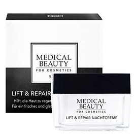 MEDICAL BEAUTY® Anti-Ageing Night Cream with Hyaluronic Acid Against Dry Wrinkles Prevents Irritation and Soothes Damaged Skin 50 ml