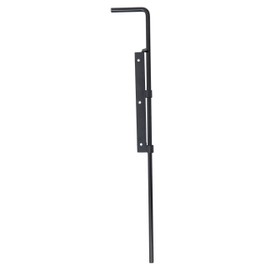 Heavy Duty Drop Rod - Adjust-A-Gate Pin Latch Drop Rod for Double Drive Gates - Black (30in. High rod)
