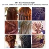 전자 빠른 트위스트 머리 땋기 도구 자동 Braider 기계 끈