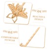 Baluue Realistic Bee Shape Hairpin Set 4pcs Hairpins Metal Hairclip