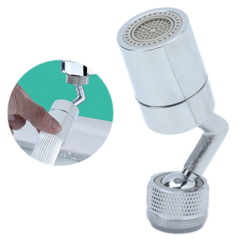 720° Rotatable Sink Faucet Aerator Sprayer Head with 2 Water