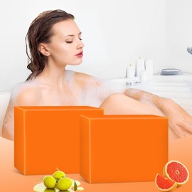 2 PC Kojic Acid Soap, Jabon de Acido Kojico Jabn para Iluminar la Piel, Reduce los Poros, Limpia y Elimina el Maquillaje, Baa y Mejora el Tono Desigual de la Piel.