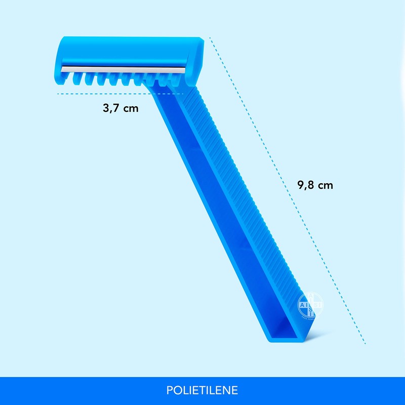 AIESI® Disposable Razor 1 Blade Non-Sterile (Pack of 100)
