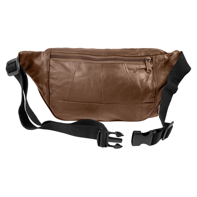LEONARDO VERRELLI 3900036 Unisex Waist Bag Leather, brown, Waist bag