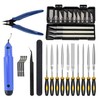 32 Piece 3D Print Tool Kit Includes Debur Tool, Cleaning,