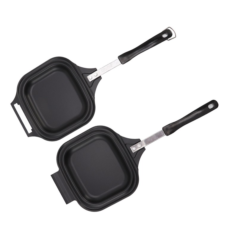 Frying Pan Even Heating Easy Cleaning Double Sided Iron Pancake