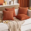 MIULEE MIULEE Pack of 2 Corduroy Decorative Throw Pillow Covers