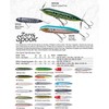Heddon Lures X9225XBW Zara Puppy Fishing Lures, Black Shore Minnow,