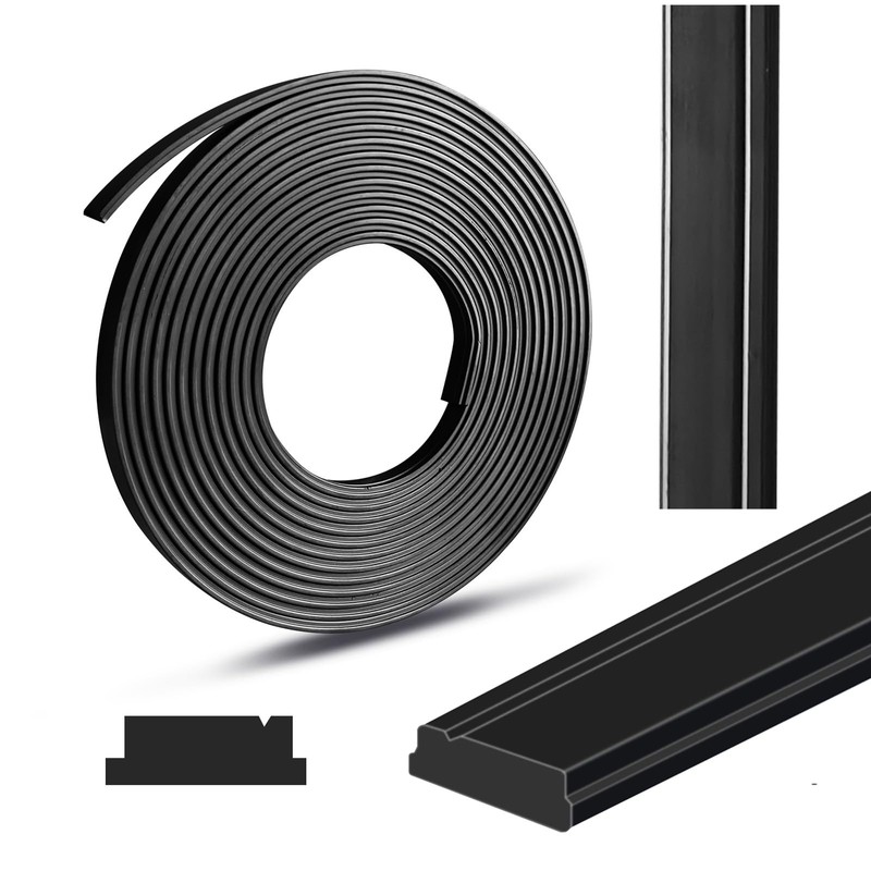 JINGZHAN Magnetic Strips for Shower Door Replacement | 3/8" Width