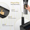 Professional UHF Handheld Microphone System Wireless Mic Karaoke W/ USB