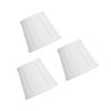 3PCS Cloth Lampshade E14 Clip On Fabric Lamp Cover for