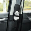 Qicarkey 2 Pcs Seat Belt Shoulder Pad for Car Panda
