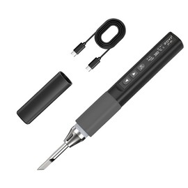 portable soldering iron with tip