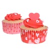 PME Valentines Foil-Lined Cupcake Cases - Valentine's Day, Set of